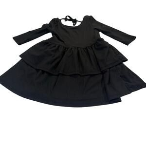 Epic Threads Toddler Girl 3T Black Long Sleeve Dress